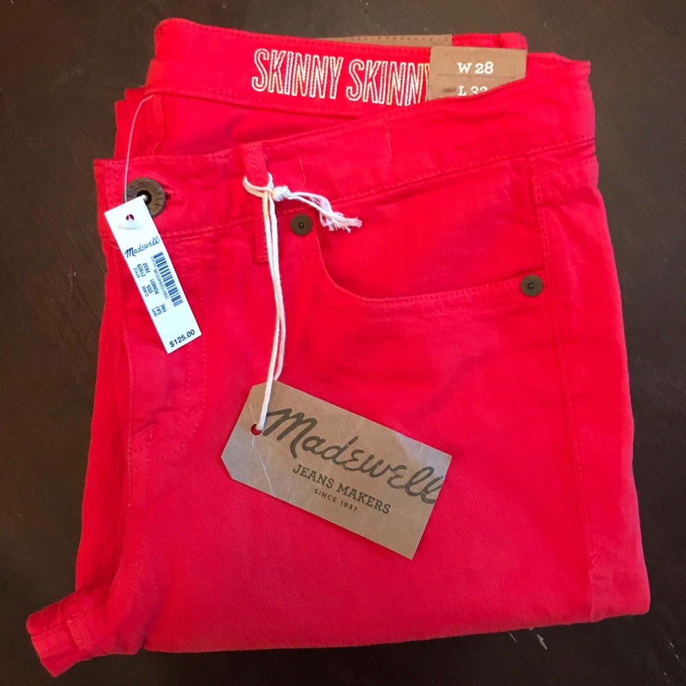 Madewell Skinny Skinny w28 NWT